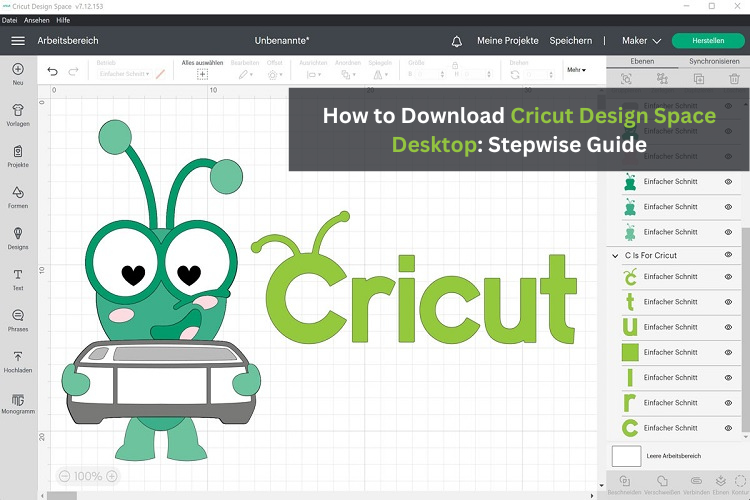 cricut design space desktop
